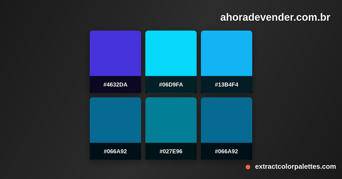 Ahoradevender.com.br Color Palette Preview