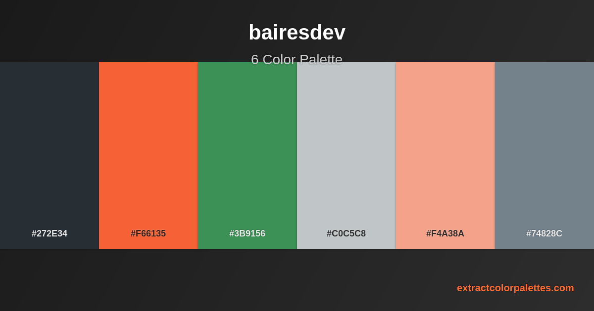 Bairesdev.com Color Palette Preview