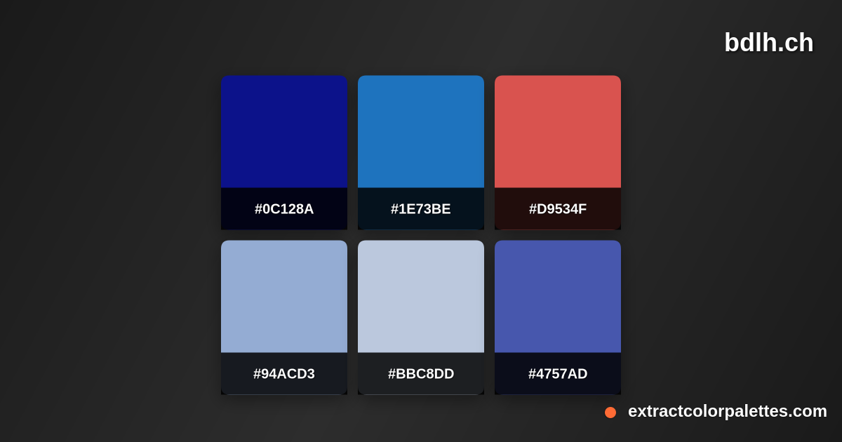 Bdlh.ch Color Palette Preview