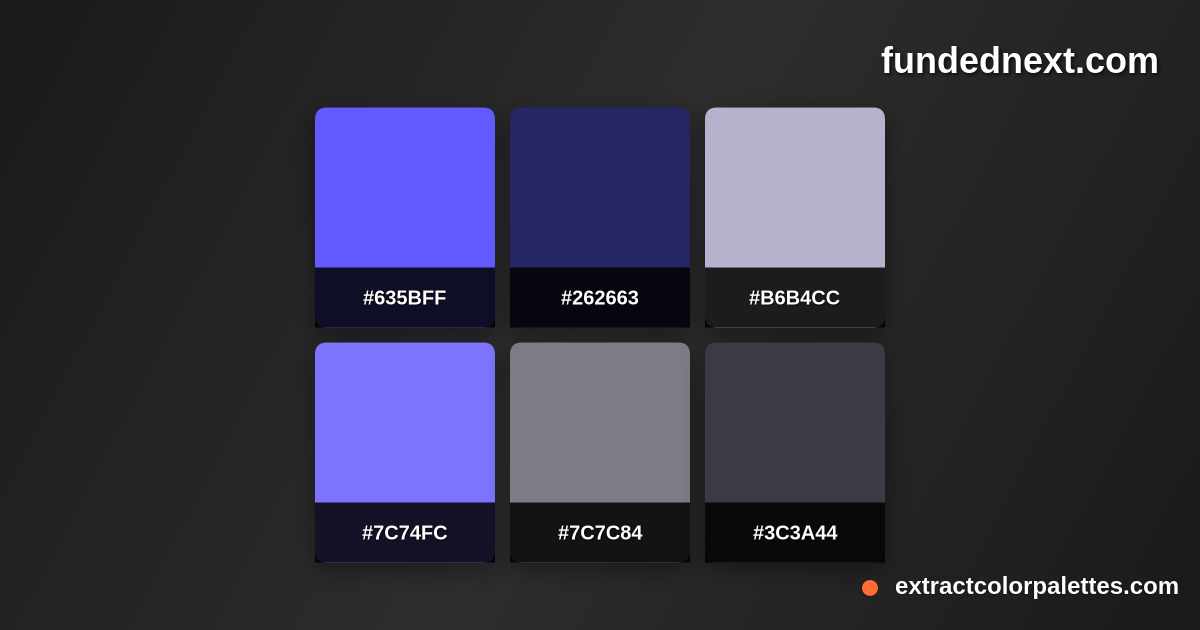 Fundednext.com Color Palette Preview