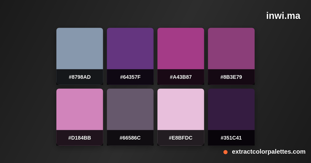 Inwi.ma Color Palette Preview