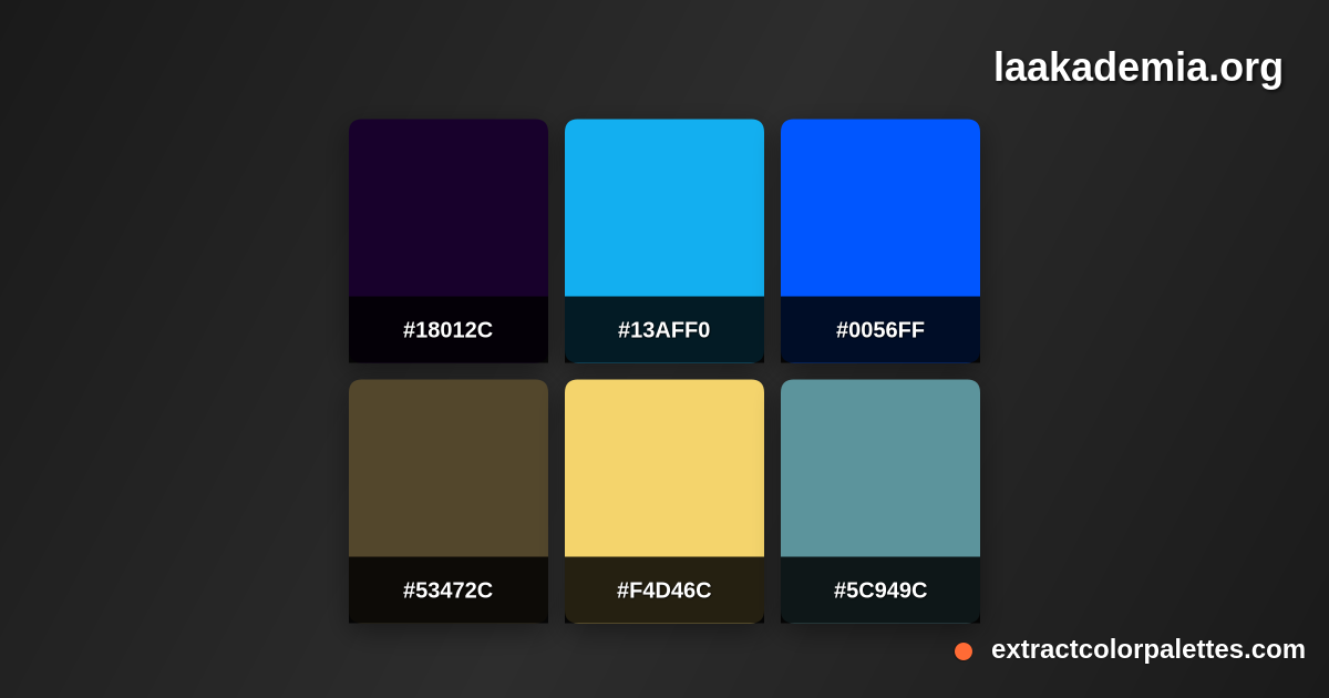 Laakademia.org Color Palette Preview