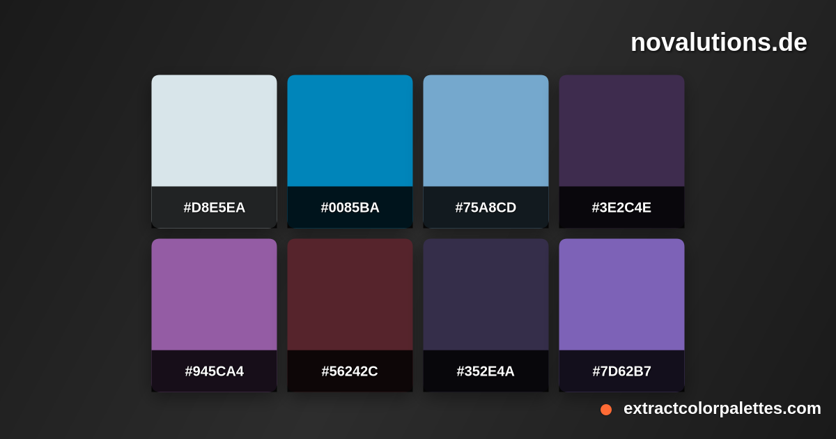 Novalutions.de Color Palette Preview